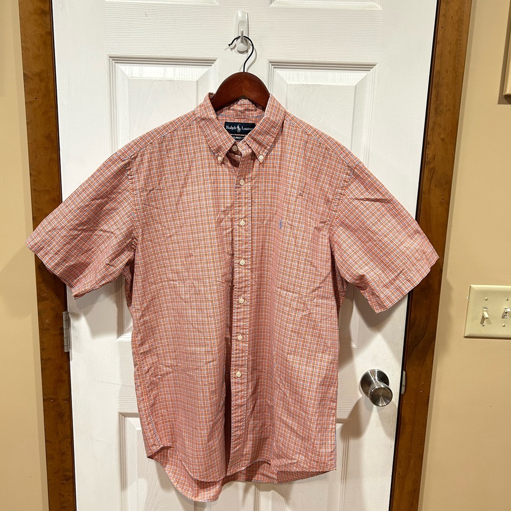 Ralph LaurenPlaid Short-Sleeve Button-Down Shirt